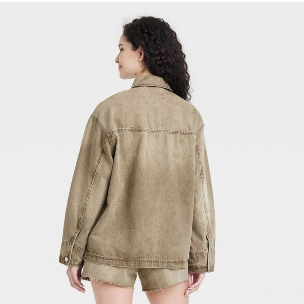 Universal Thread Tan Denim Jacket - image 3
